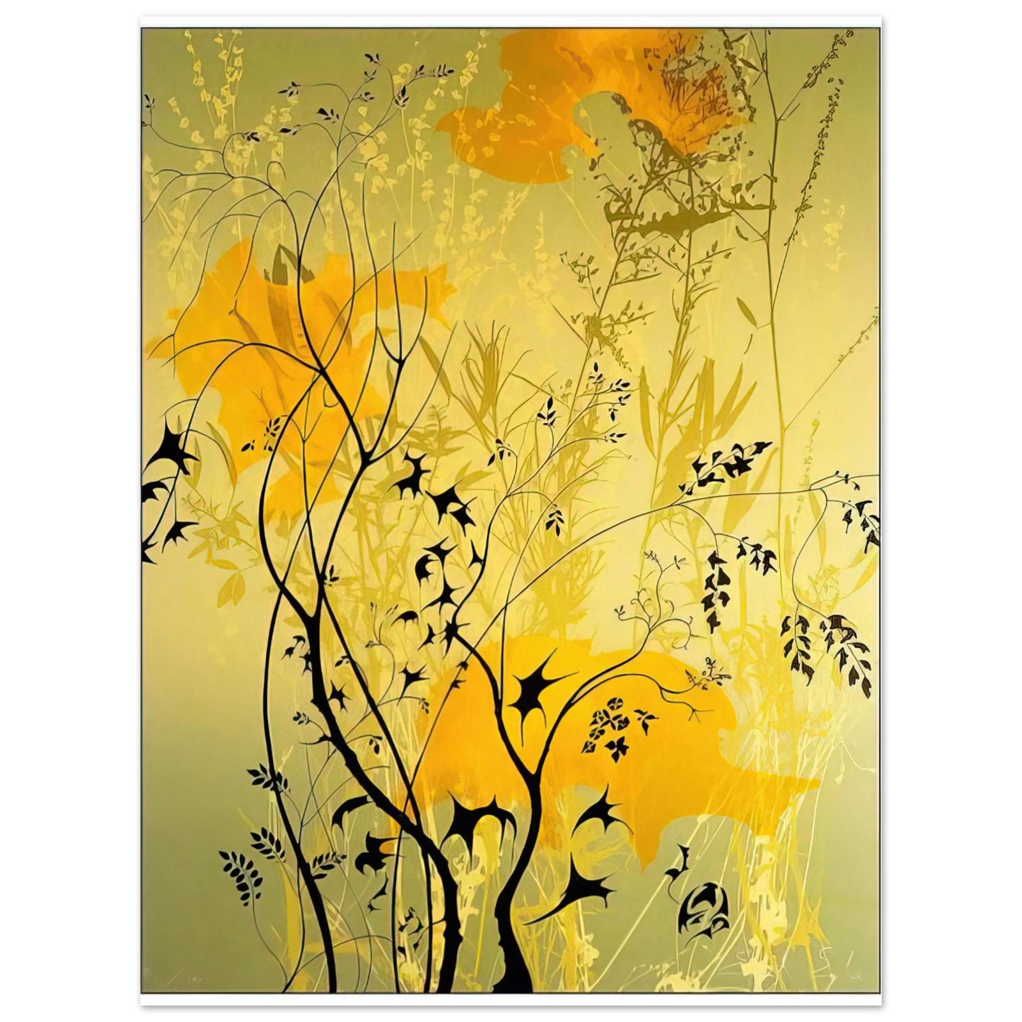Eyvind Earle - Wild Flowers Fine Art Poster - Default Title