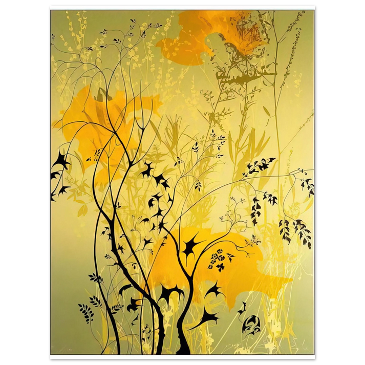 Eyvind Earle - Wild Flowers 75x100 cm / 30x40inches Fine Art Poster