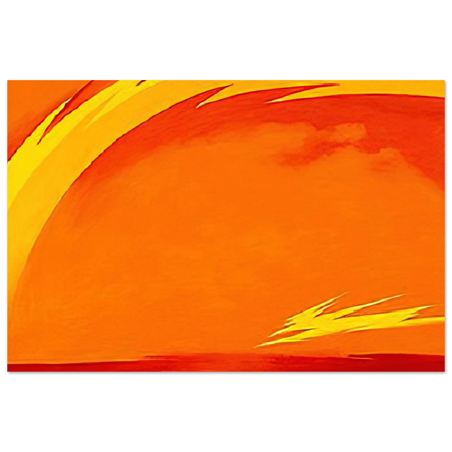 Georgia O'Keeffe - From the Plains II Fine Art Poster - 40x60 cm / 16x24 inches