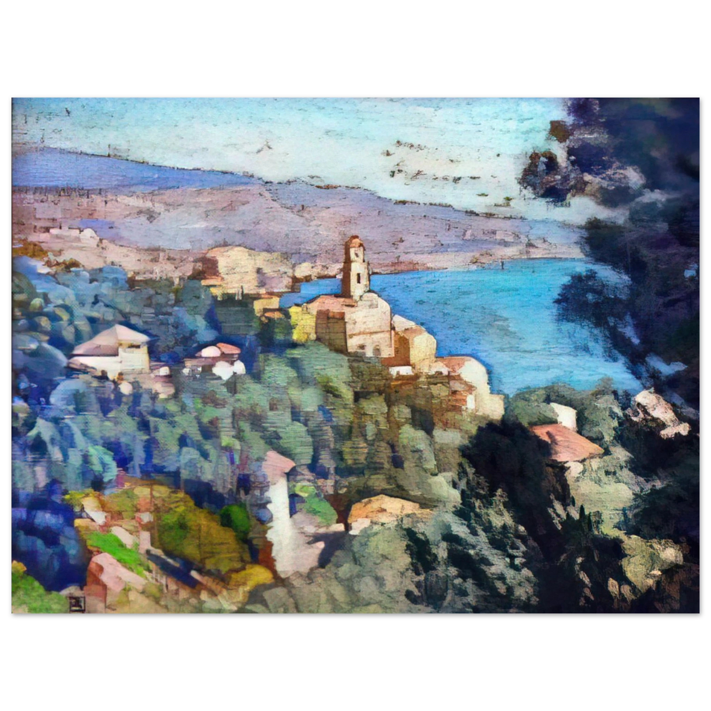 Theo van Rysselberghe - MORTULA AT GRIMALDI Fine Art Poster - Default Title