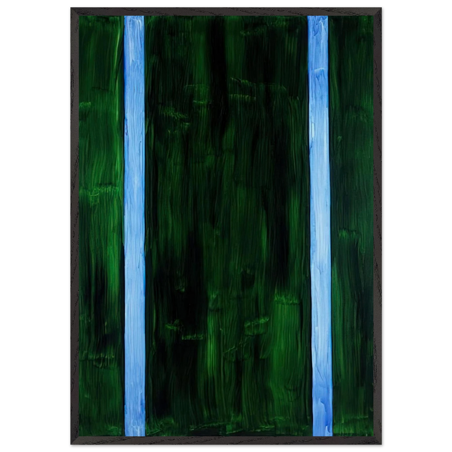 Untitled 1090 - 1990 - Gunther Forg 70x100 cm / 28x40 inches Framed Art Print – Black Wooden Frame