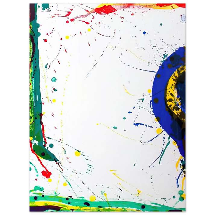 Sam Francis - Untitled SF-315 75x100 cm / 30x40inches Fine Art Poster
