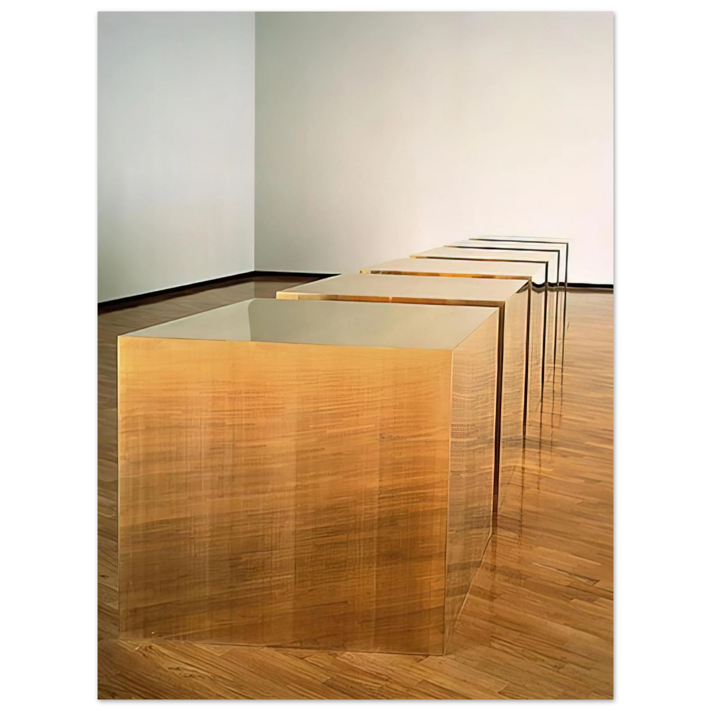 Donald Judd - Untitled Six Boxes - 1974 Fine Art Poster - Default Title