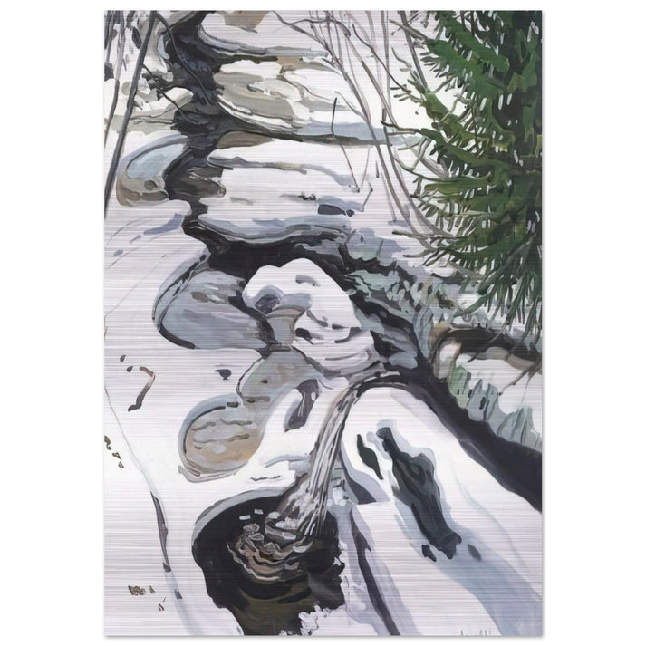 Study for Head of Passagassawaukeg - 1992 - Neil Welliver Brushed Aluminum Print - 70x100 cm / 28x40 inches | Neil Welliver Aluminum Print | Neil Welliver Prints