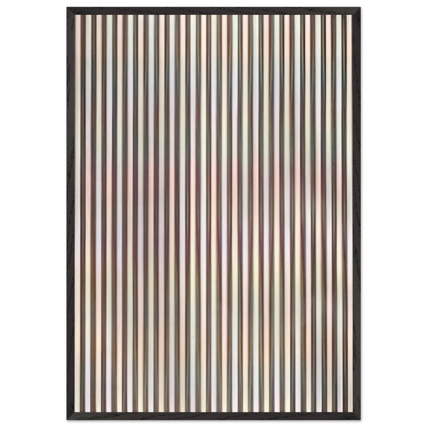 ZING 1 1971 - Bridget Riley Framed Art Print – Black Wooden Frame - Default Title - -Framed Art Print