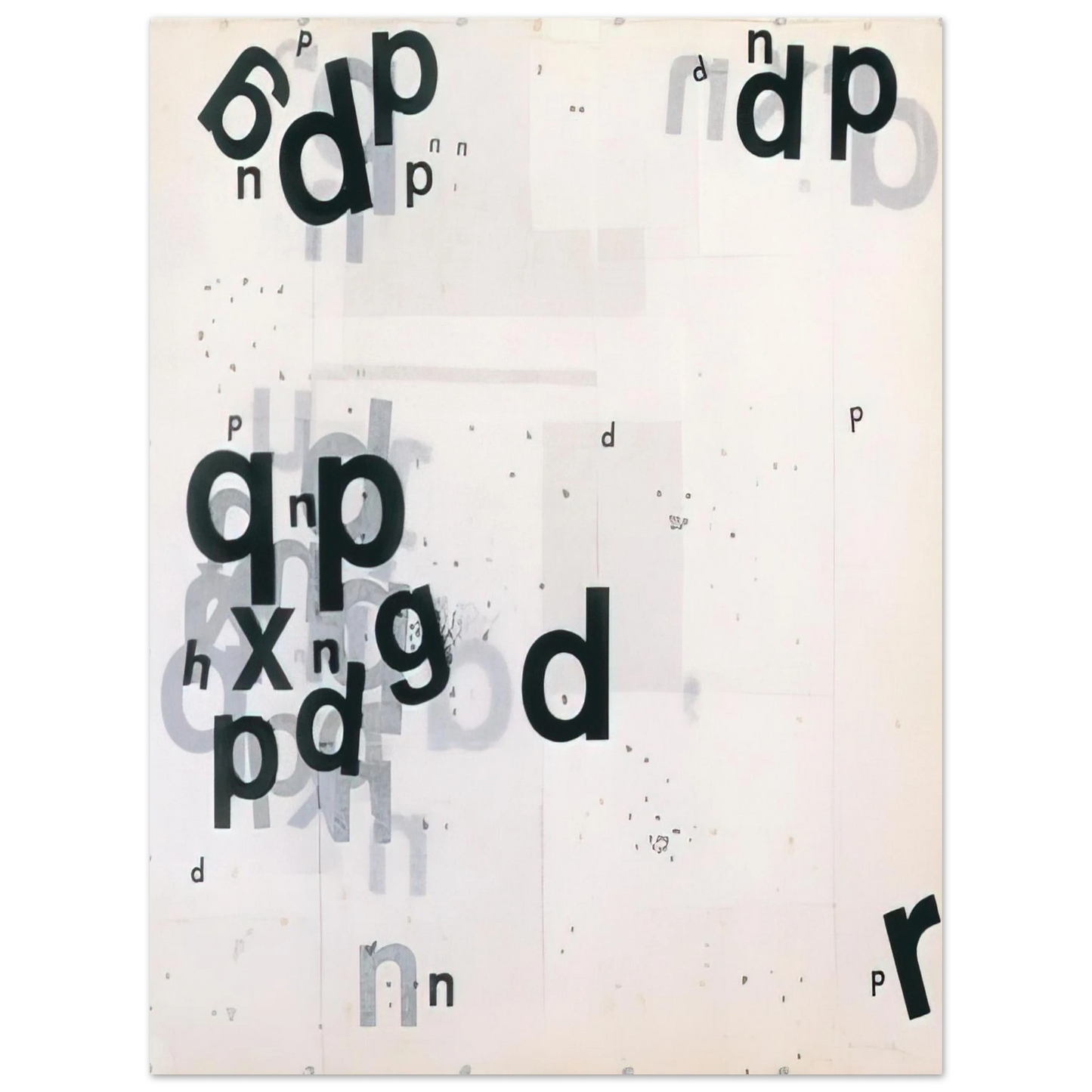 Mira Schendel - Untitled From the series Graphic Objects - 1973 Fine Art Poster - Default Title