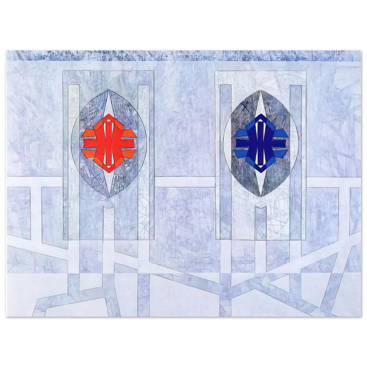 Jimmy Ernst - Twice - 1972 Fine Art Poster - Default Title