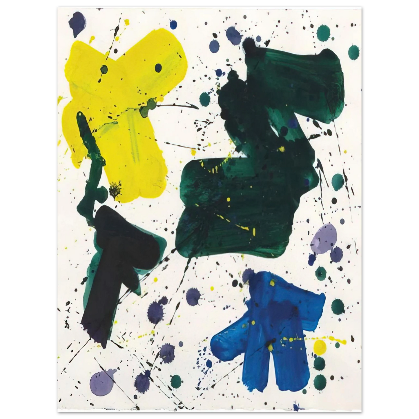 Sam Francis - Untitled II Fine Art Poster - Default Title