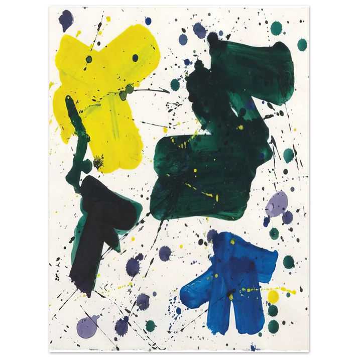 Sam Francis - Untitled II 75x100 cm / 30x40inches Fine Art Poster