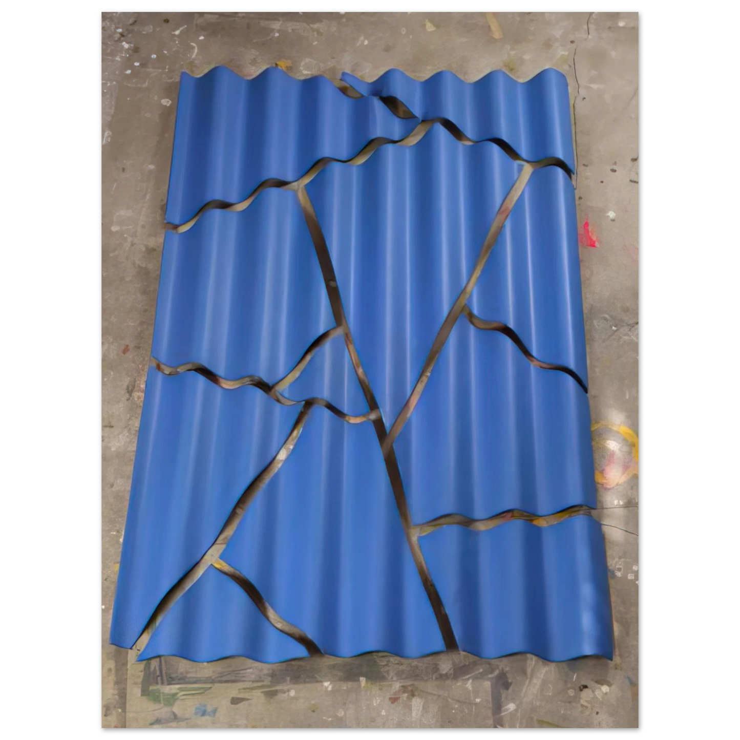 Jeremy Moon - 3D 2 72 - 1972 Fine Art Poster - Default Title