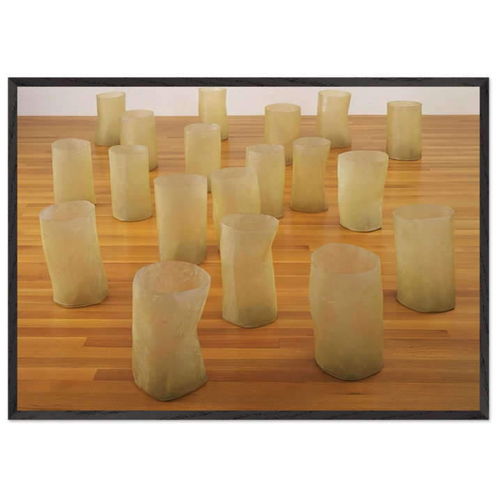 REPETITION NINETEEN III 1968 - Eva Hesse 70x100 cm / 28x40 inches Framed Art Print – Black Wooden Frame