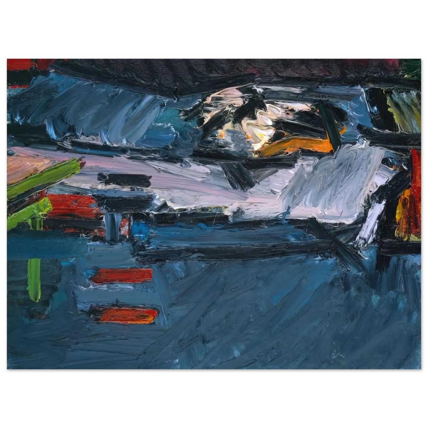 Frank Auerbach - FIGURE ON A BED 1970 Fine Art Poster - Default Title