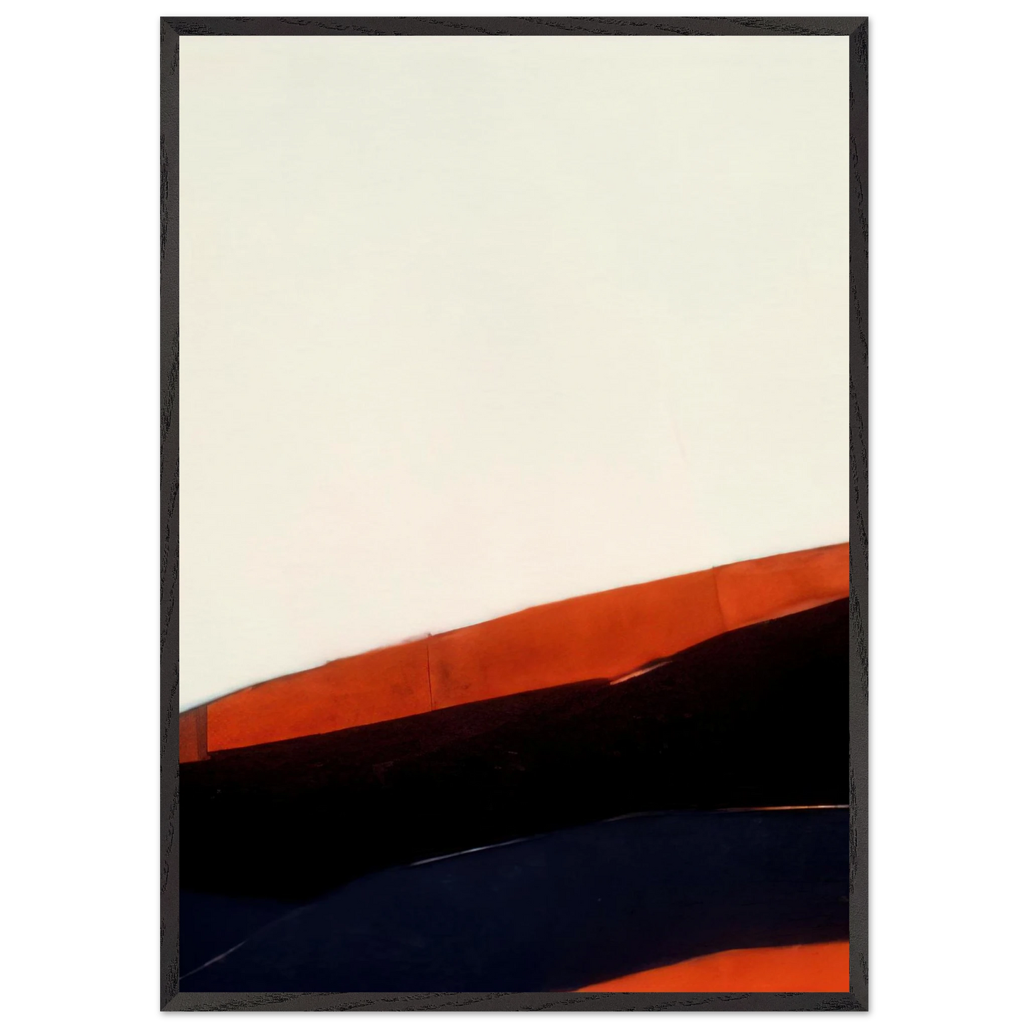 November 1963 III - 1963 N1 - Edward Corbett 70x100 cm / 28x40 inches Framed Art Print – Black Wooden Frame