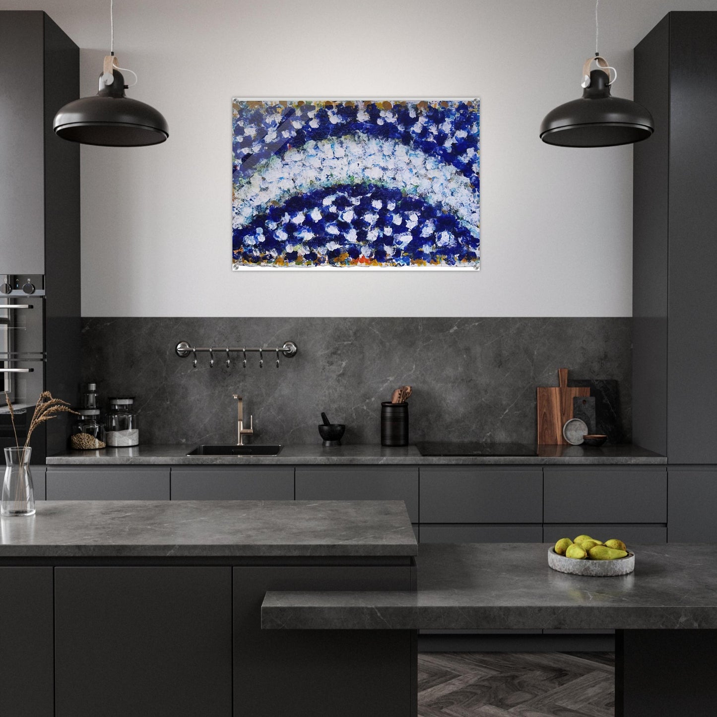 Intensive Crescent - Richard Pousette-Dart Acrylic Print - 70x100 cm / 28x40″ inches