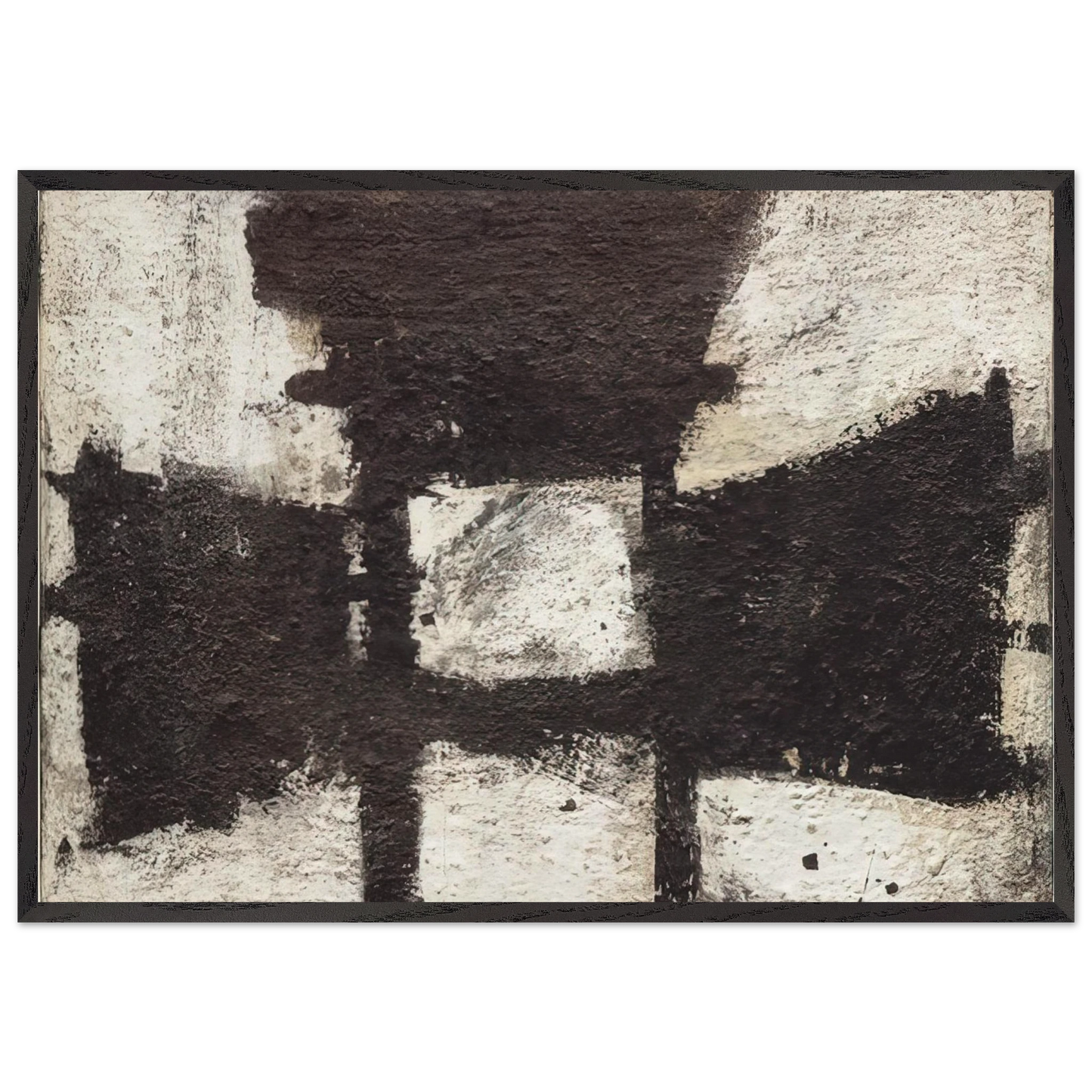 Zyig - Cy Twombly Framed Art Print – Black Wooden Frame - Default Title - -Framed Art Print