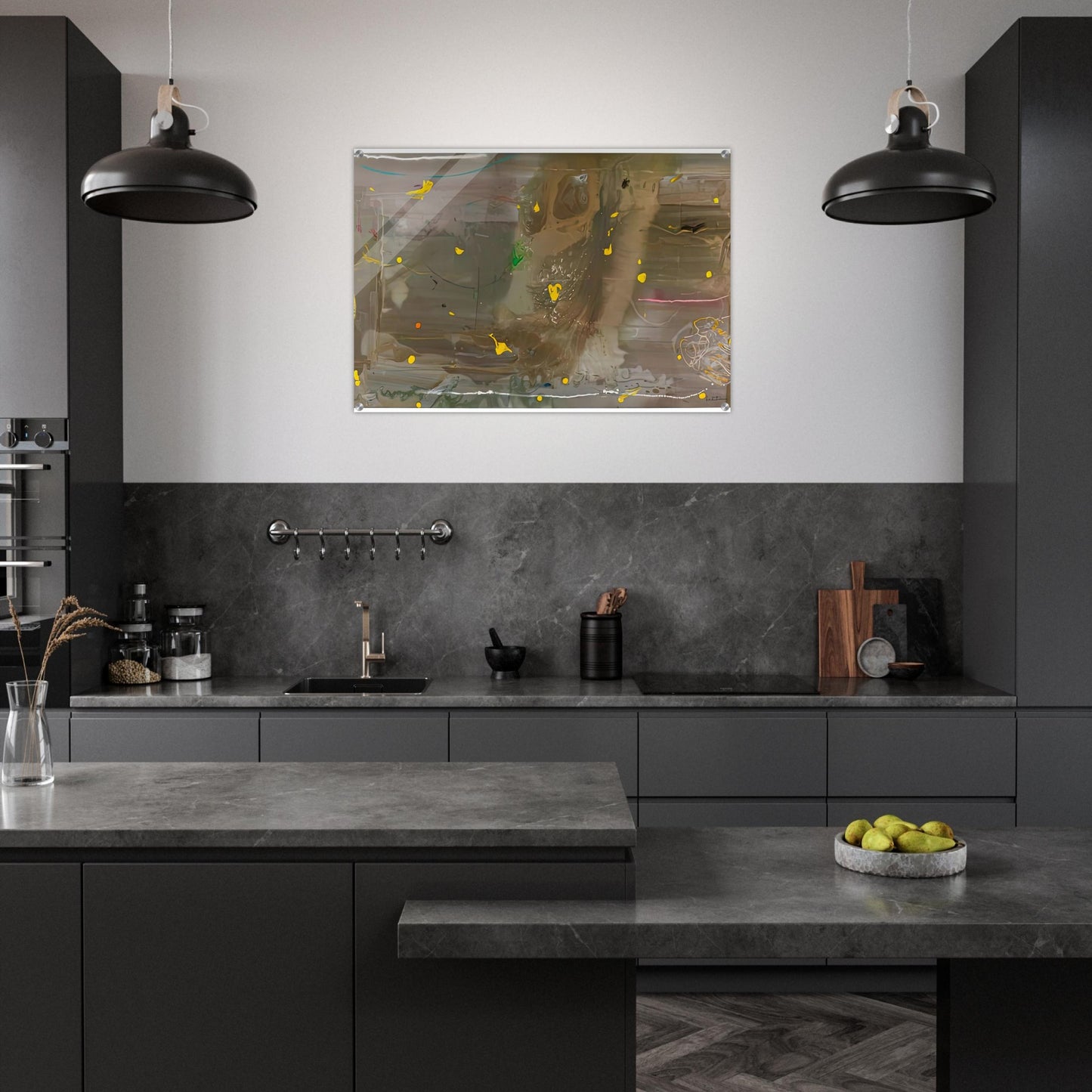 Halley’s Comet, 1985- - Helen Frankenthaler Acrylic Print - 70x100 cm / 28x40″ inches