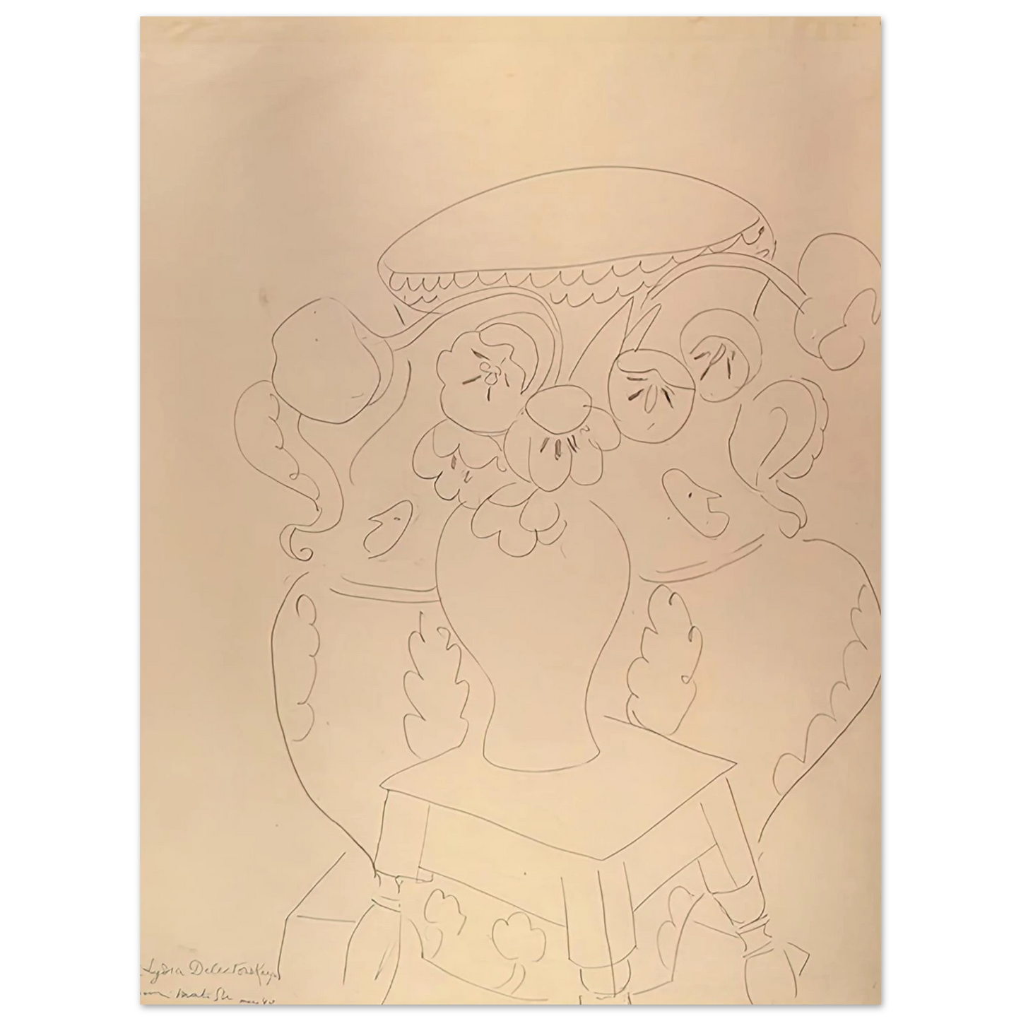 Henri Matisse - STILL LIFE WITH TWO VASES 1940 Fine Art Poster - Default Title