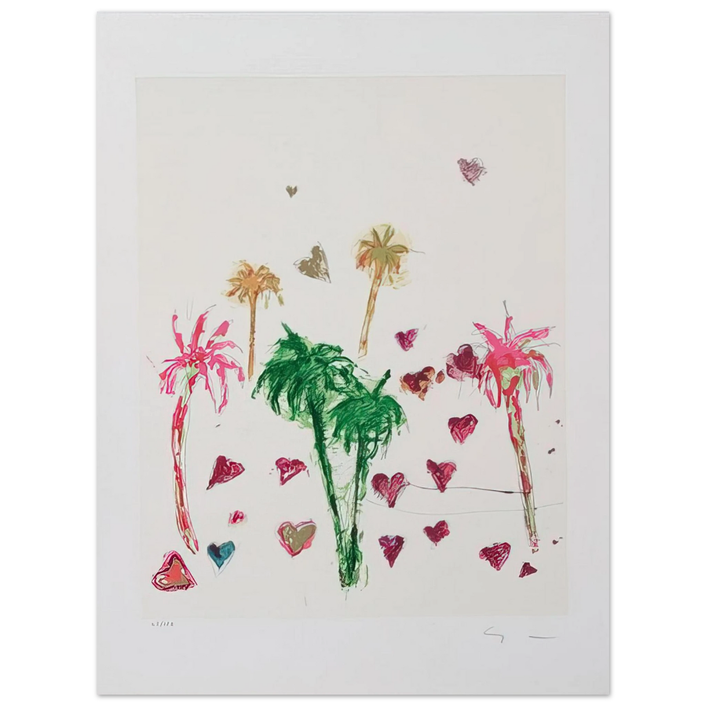 Mario Schifano - Untitled - Art Informel Fine Art Poster - Default Title