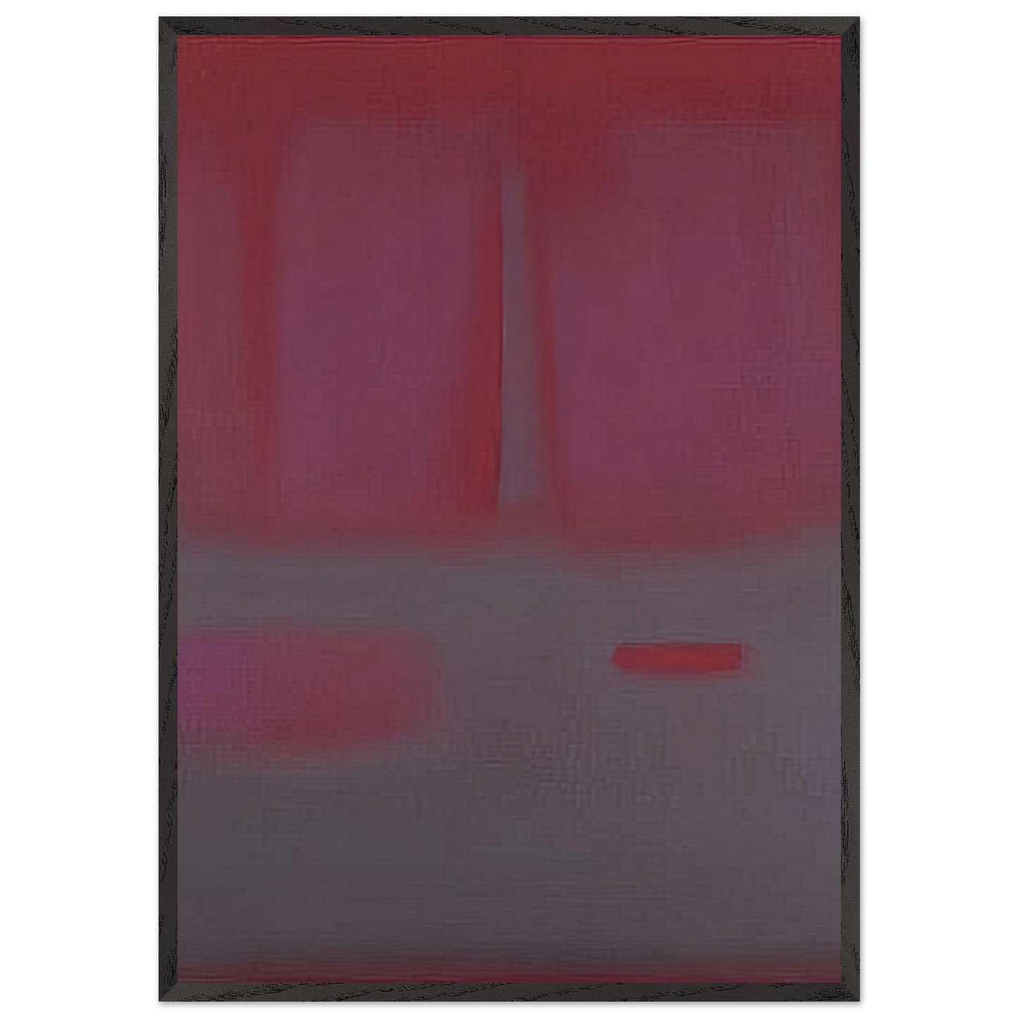 SILVER LIGHT 1975 - Esteban Vicente 70x100 cm / 28x40 inches Framed Art Print – Black Wooden Frame