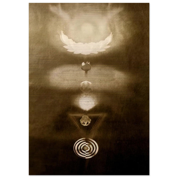 Kundalini - Expressionism - Morris Graves Brushed Aluminum Print - 70x100 cm / 28x40 inches | Morris Graves Aluminum Print | Morris Graves Prints