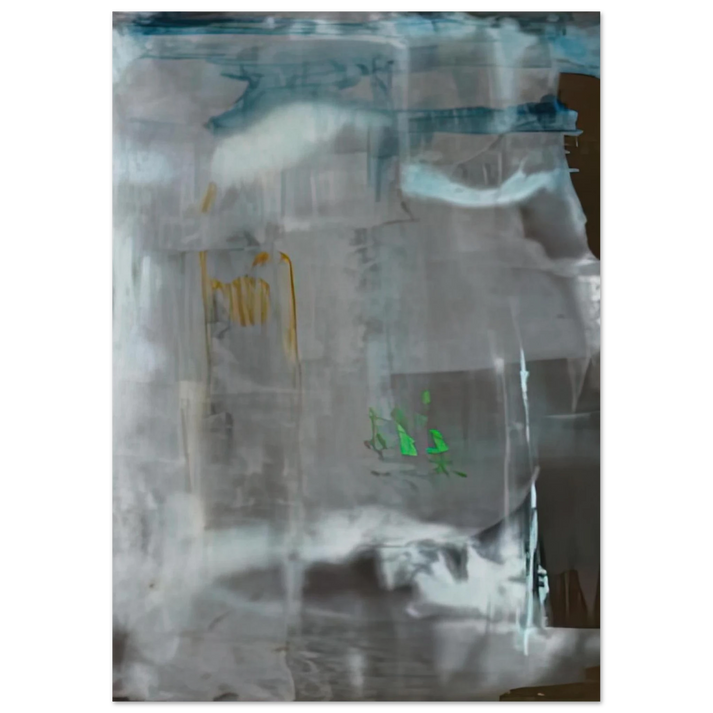 Helen Frankenthaler - Portrait of a Lady in White, 1979- Wall Art - 21x29.7 cm / 8x12" - Premium Wooden Framed Poster With Fine Art Paper-canvas - Black frame