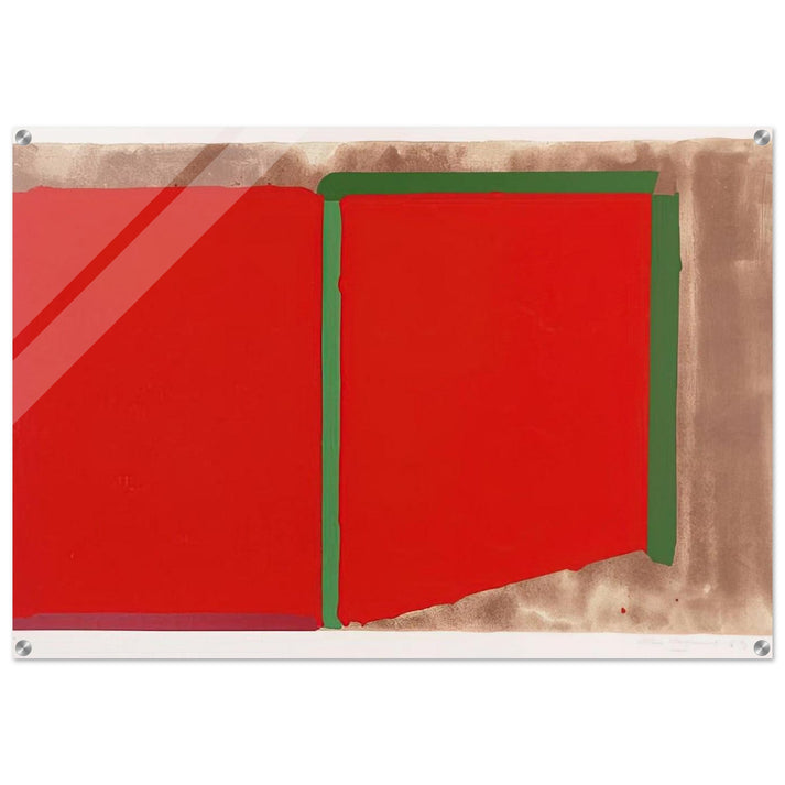 Reds, Greens - 1969 - John Hoyland Acrylic Print - 70x100 cm / 28x40″ inches