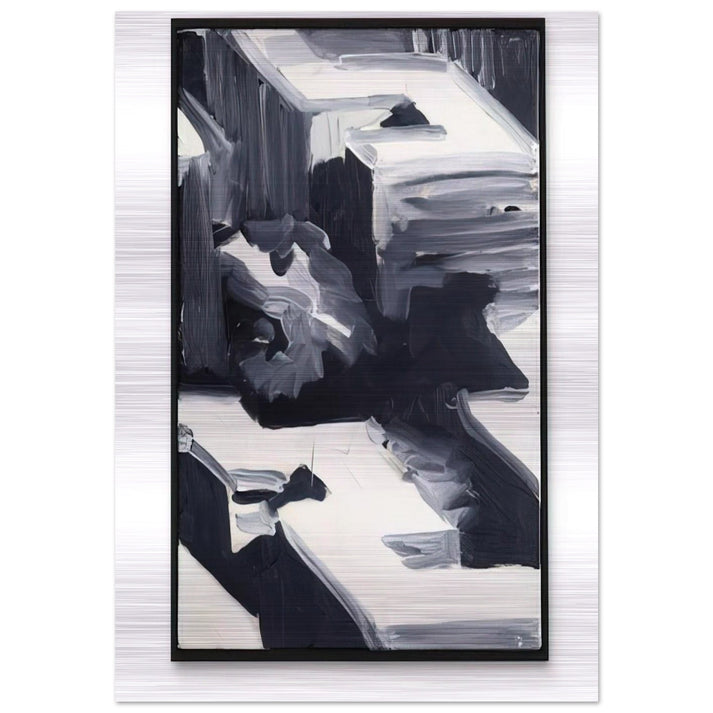 TOWNSCAPE 1968 1 - Gerhard Richter Brushed Aluminum Print - 70x100 cm / 28x40 inches | Gerhard Richter Aluminum Print | Gerhard Richter Prints