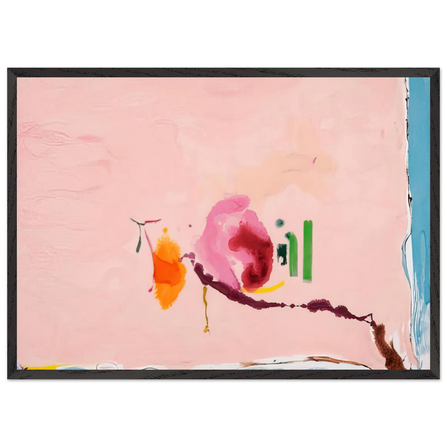 Helen Frankenthaler - Flirt - 1995 Wall art - 40x50 cm / 16x20 inches - Fine Art Poster - -