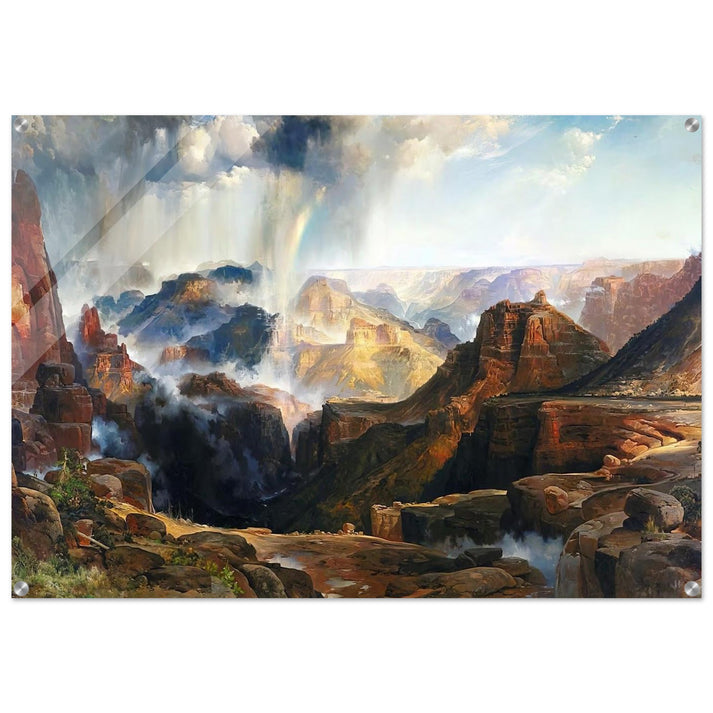 The Chasm of the Colorado - Thomas Moran Acrylic Print - 70x100 cm / 28x40″ inches