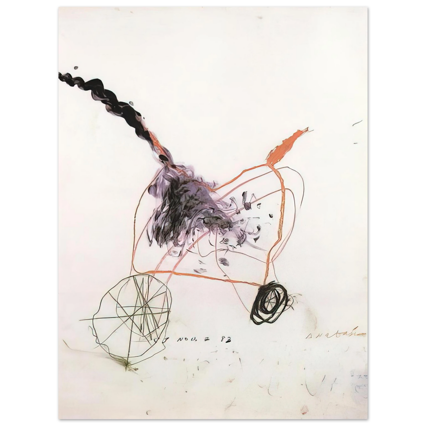 Cy Twombly - Anabasis Fine Art Poster - Default Title