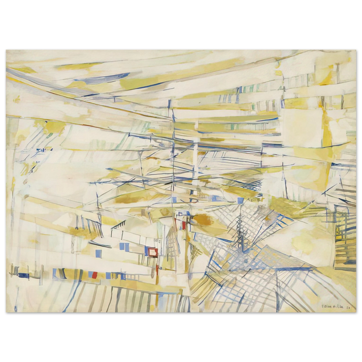 Maria Helena Vieira da Silva - Loranger - 1954 75x100 cm / 30x40inches Fine Art Poster