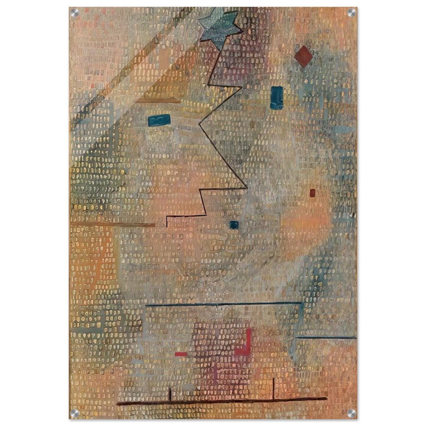 RISING STAR 1923 - Paul Klee Acrylic Print - 70x100 cm / 28x40″ inches
