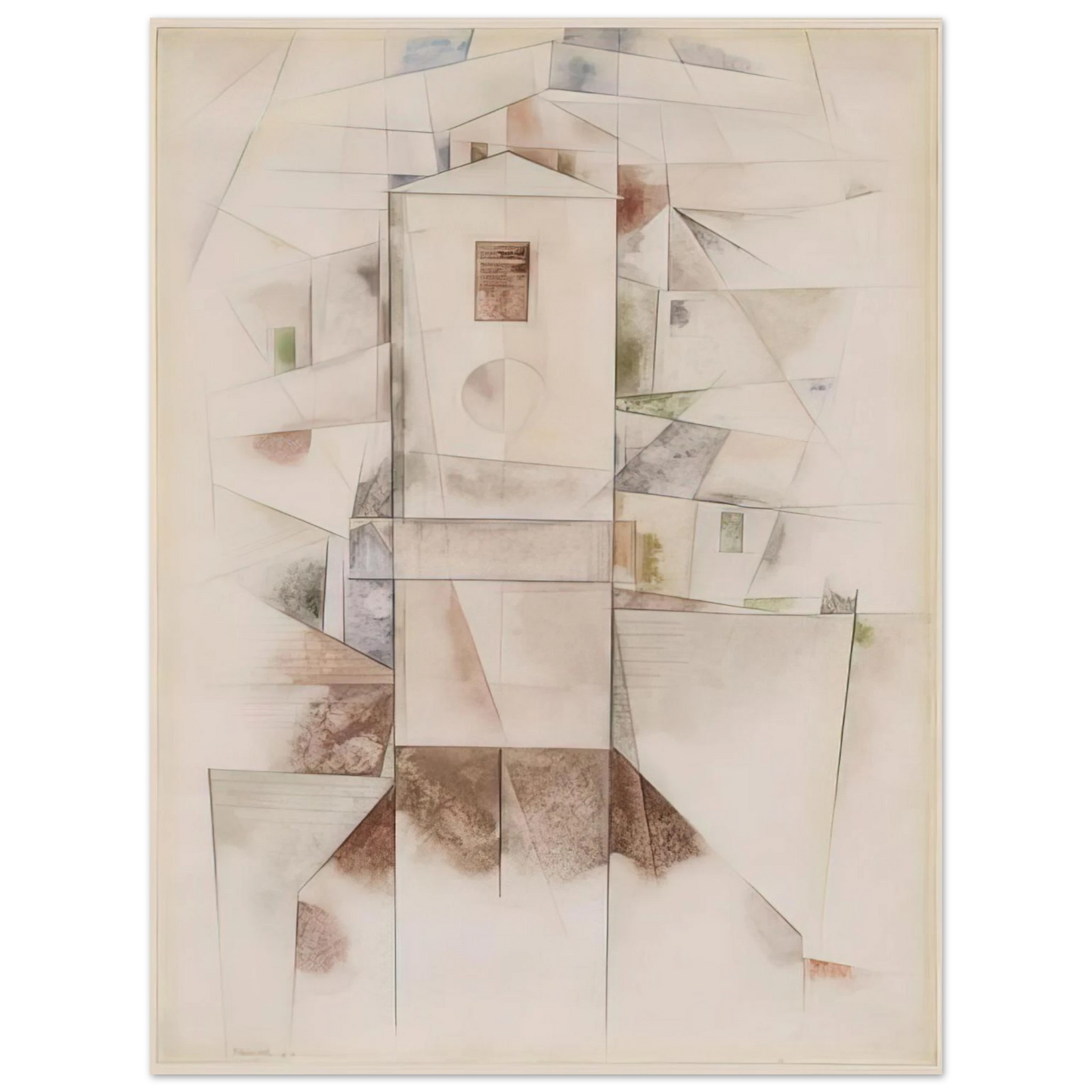 Charles Demuth - White Architecture - 1917 Fine Art Poster - Default Title