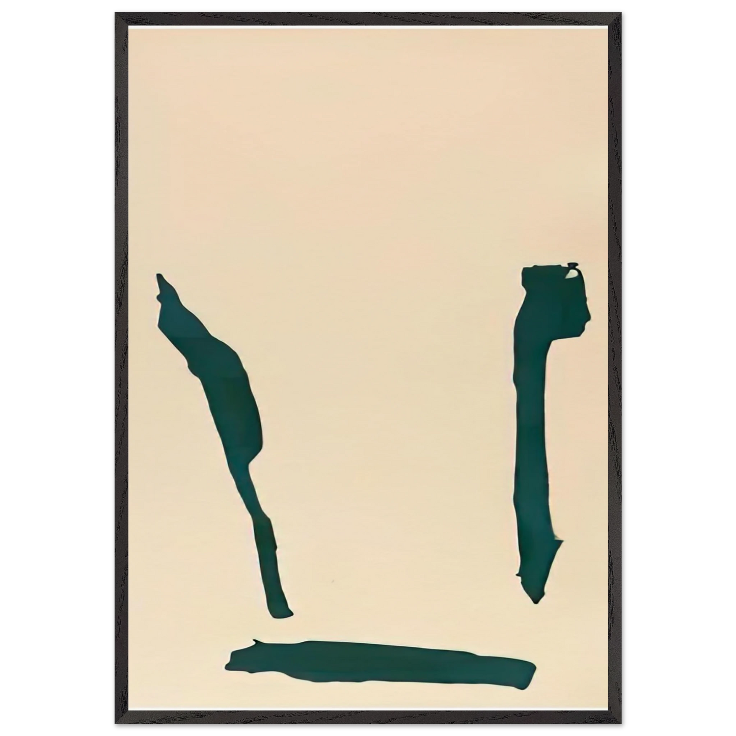 Cloister 1969- - Helen Frankenthaler 70x100 cm / 28x40 inches Framed Art Print – Black Wooden Frame