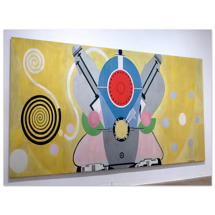 Sonia Delaunay - MOTEUR D AVION DECORATION POUR LE PALAIS DE L AIR EXPOSITION INTERNATIONALE DES ARTS ET DES 1937 75x100 cm / 30x40inches Fine Art Poster