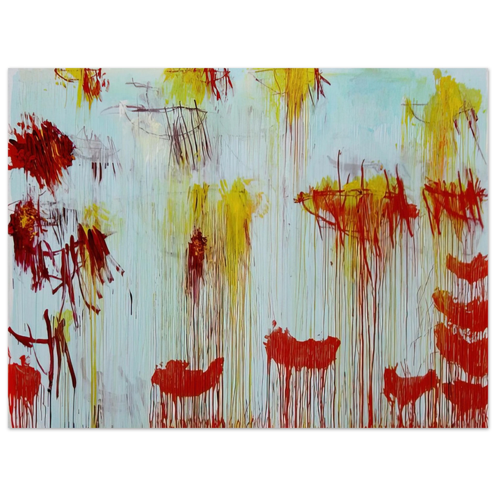 Cy Twombly - Lepanto, Part XI 75x100 cm / 30x40inches Fine Art Poster