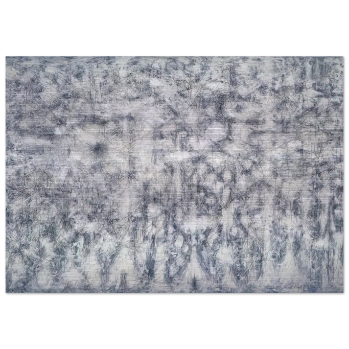White Garden - 1951 - Richard Pousette-Dart Brushed Aluminum Print - 70x100 cm / 28x40 inches | Richard Pousette-Dart Aluminum Print | Richard Pousette-Dart Prints