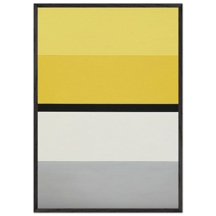 Dominican - Ellsworth Kelly 70x100 cm / 28x40 inches Framed Art Print – Black Wooden Frame