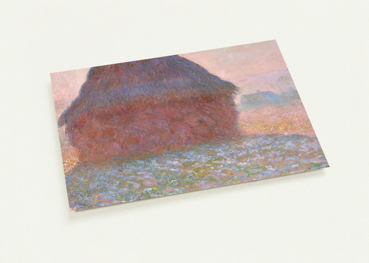 Grainstack in Sunshine By claude monet Pack of 10 Post Cards | claude monet Post Cards | A6 (10.5 x 14.8 cm) - 4.1 x 5.8 inches