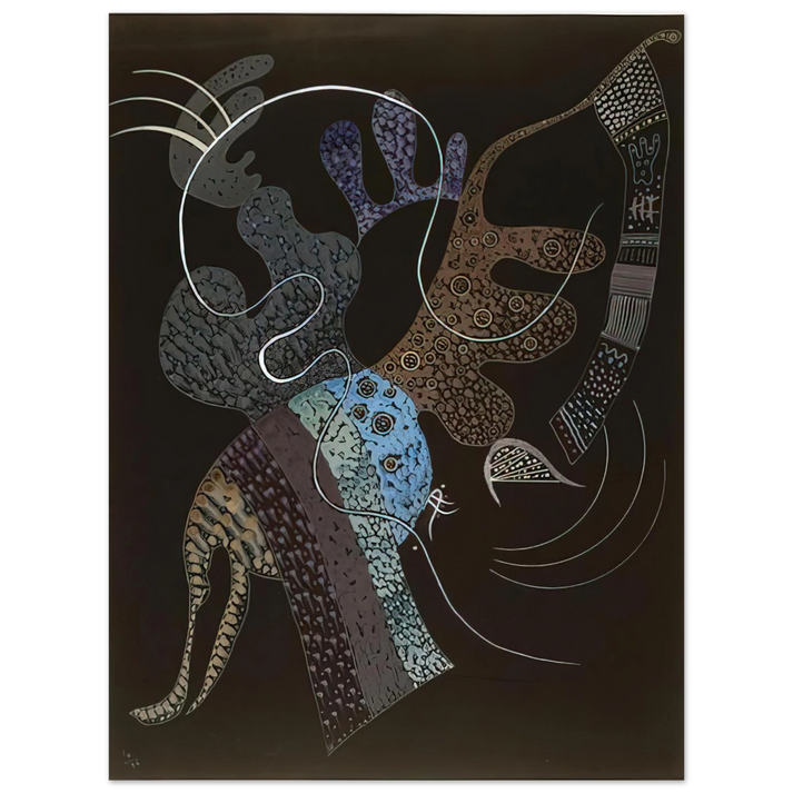 Wassily Kandinsky - WHITE LINE 1936 75x100 cm / 30x40inches Fine Art Poster