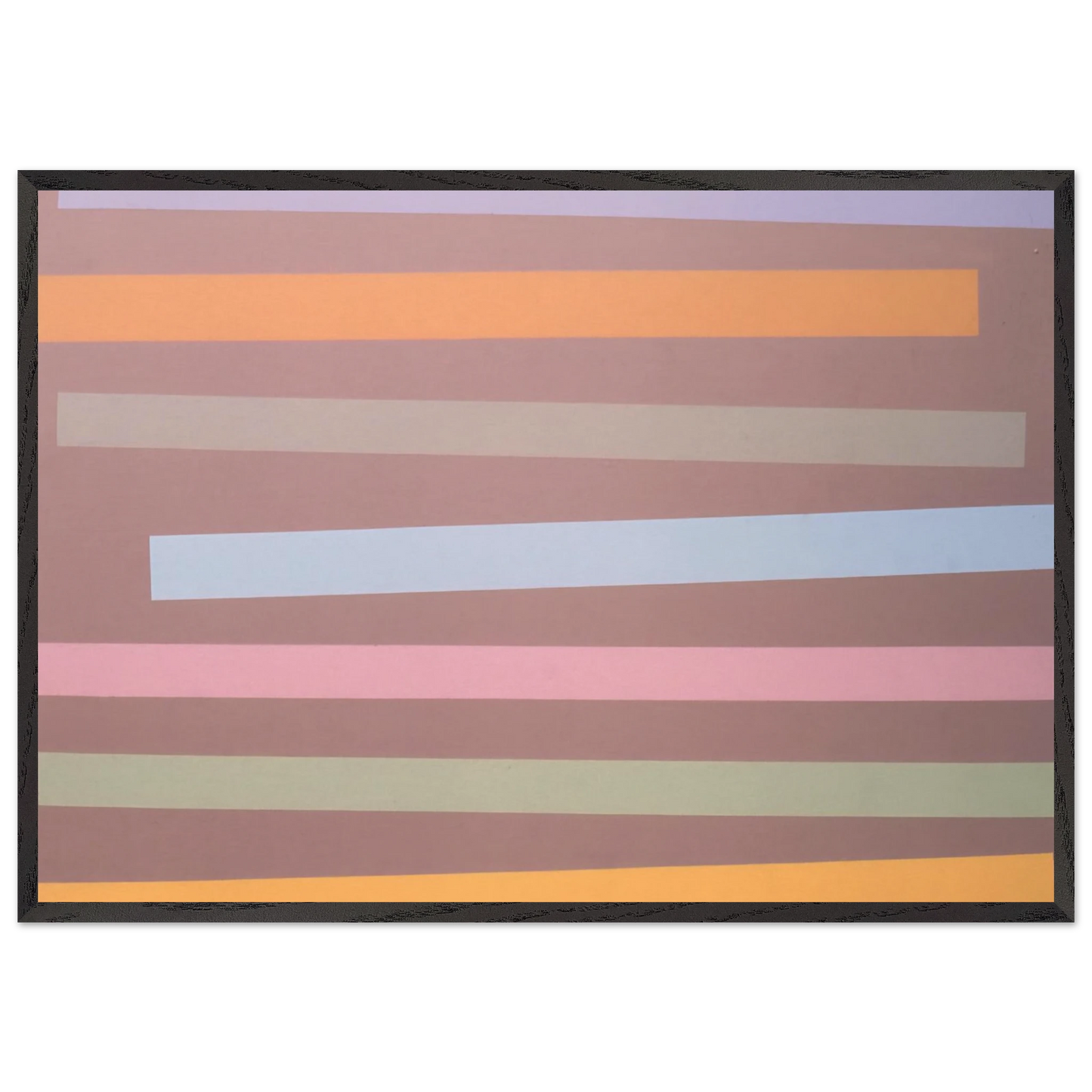 No 5 - 1970 - Jeremy Moon 70x100 cm / 28x40 inches Framed Art Print – Black Wooden Frame