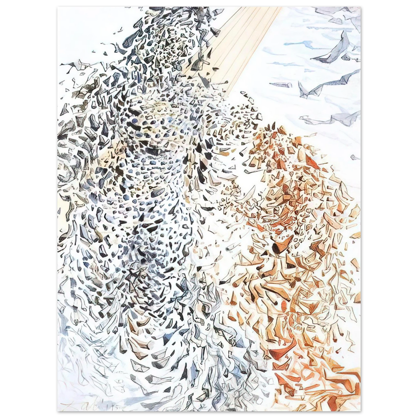 Salvador Dali - OPPOSITION Fine Art Poster - Default Title