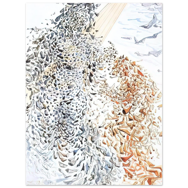 Salvador Dali - OPPOSITION 75x100 cm / 30x40inches Fine Art Poster