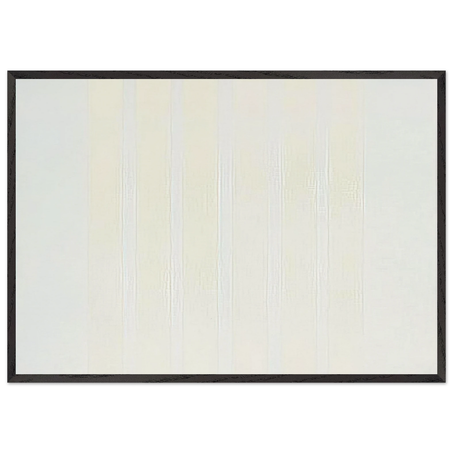 Untitled 0 - Agnes Martin Framed Art Print – Black Wooden Frame - Default Title - -Framed Art Print