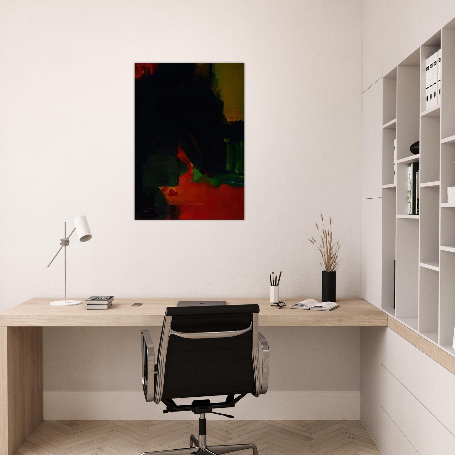 Nocturnal Splendor - Hans Hofmann Brushed Aluminum Print - 70x100 cm / 28x40 inches | Hans Hofmann Aluminum Print | Hans Hofmann Prints
