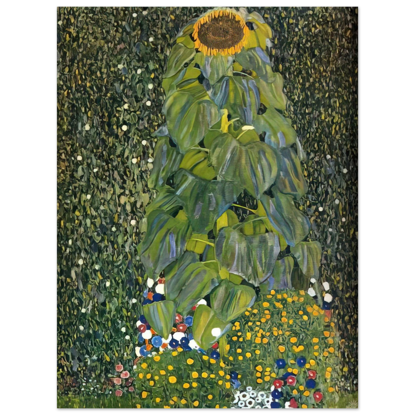 Gustav Klimt - THE SUNFLOWER 1907 Fine Art Poster - Default Title
