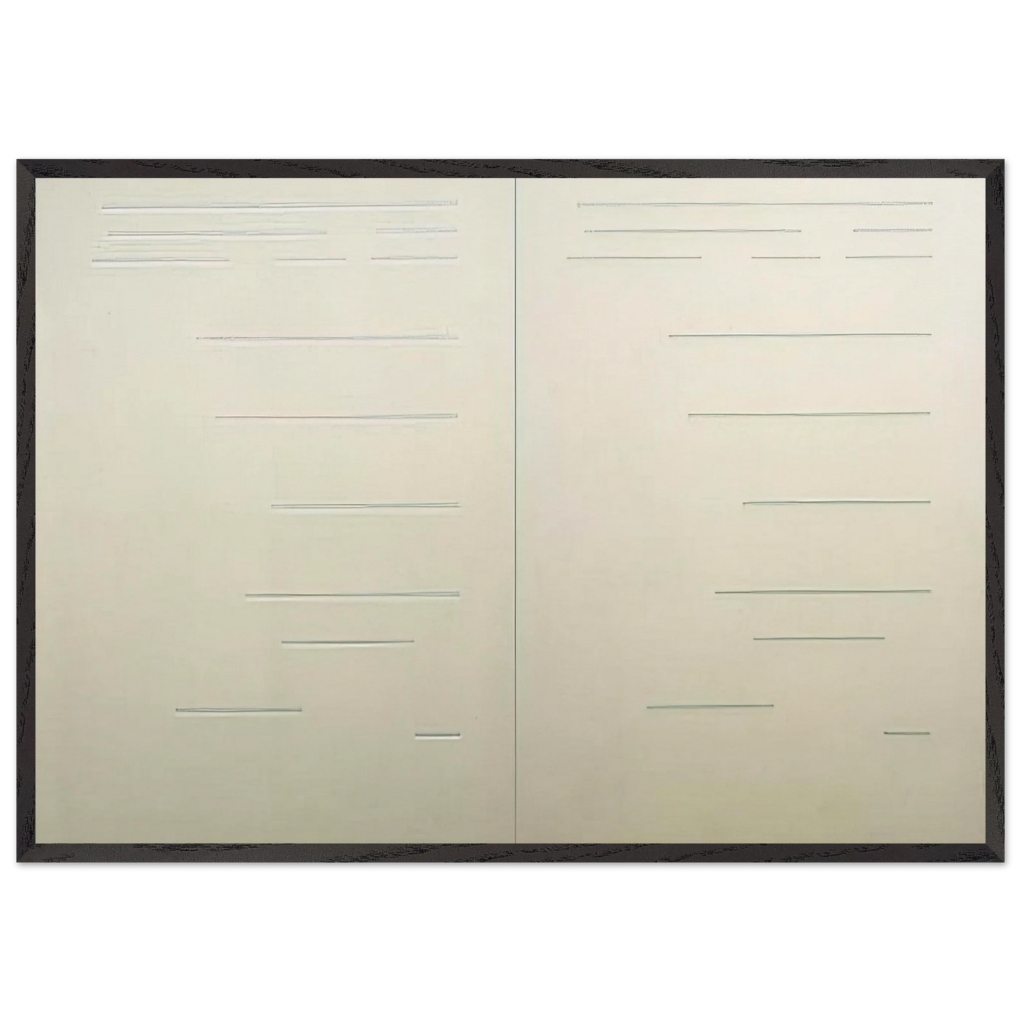 Second Spread - 1966 - Mark Lancaster Framed Art Print – Black Wooden Frame - Default Title - -Framed Art Print