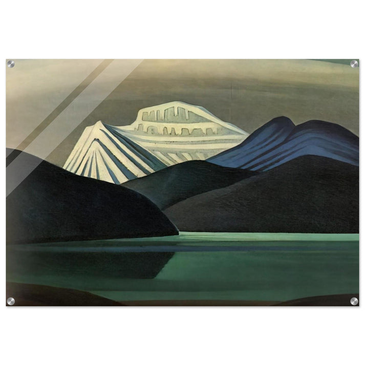 Mountains and Lake - 1929 - Lawren Harris Acrylic Print - 70x100 cm / 28x40″ inches