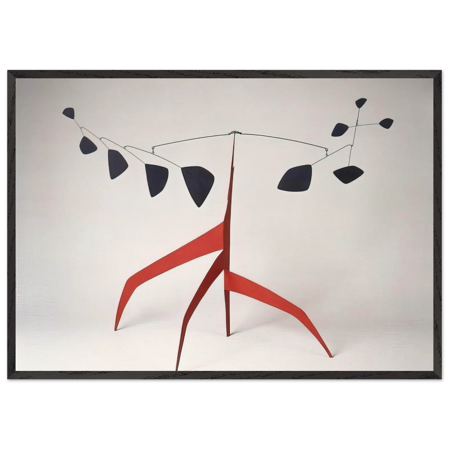 SOUTHERN CROSS MAQUETTE 1963 - Alexander Calder Framed Art Print – Black Wooden Frame - Default Title - -Framed Art Print