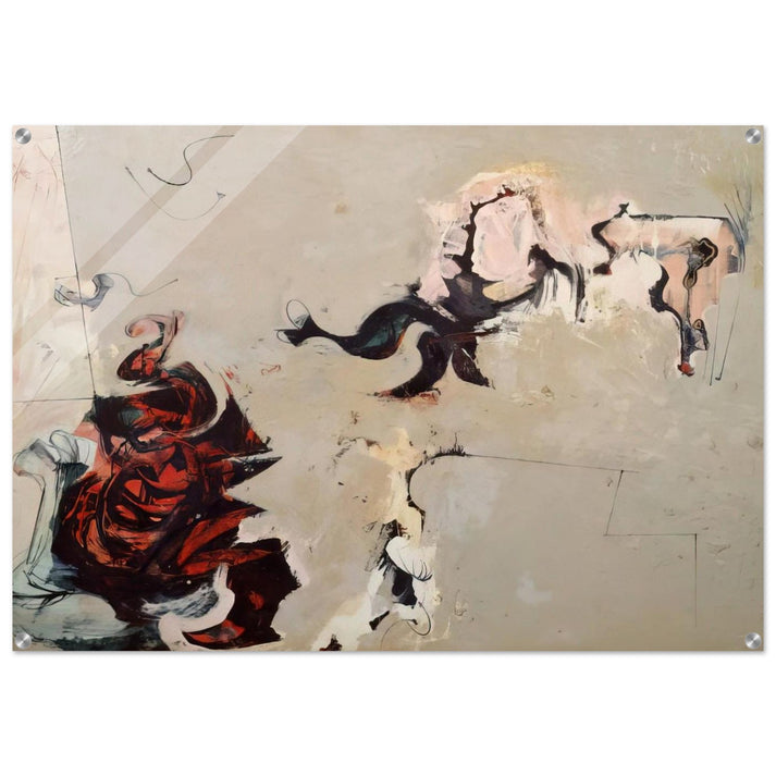 Untitled - 1959 - Hassel Smith Acrylic Print - 70x100 cm / 28x40″ inches